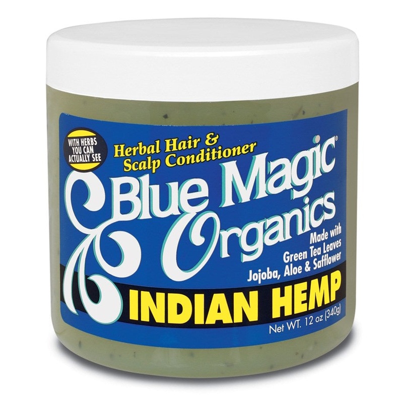 Blue Magic Organic Indian Hemp Herbal Hair & Scalp Conditioner, 12 Ounces