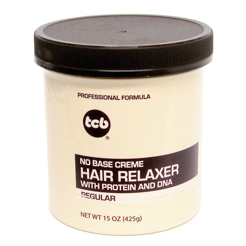 Tcb No Base Creme Hair Relaxer Regular - 15 Ounces