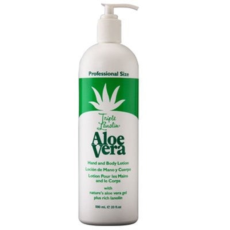 Triple Lanolin Aloe Vera Hand & Body Lotion - 20 Ounces