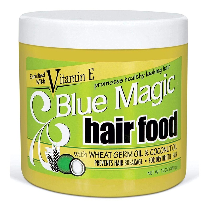 Blue Magic Hair Food With Wheat Germ Oil & Coconut Oil, 12 Ounces
