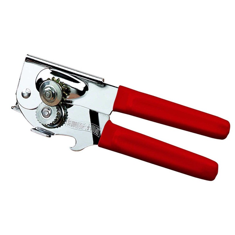 Swing-a-way Portable Can Opener Red & Silver - 7x2.5x1.5