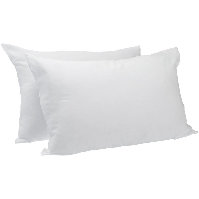Valentino Twin Pack Soft Density Pillow King White - 19x35