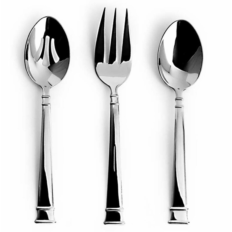 Bentley Stainless Steel 3-piece Serving Set, 8.25 Inches