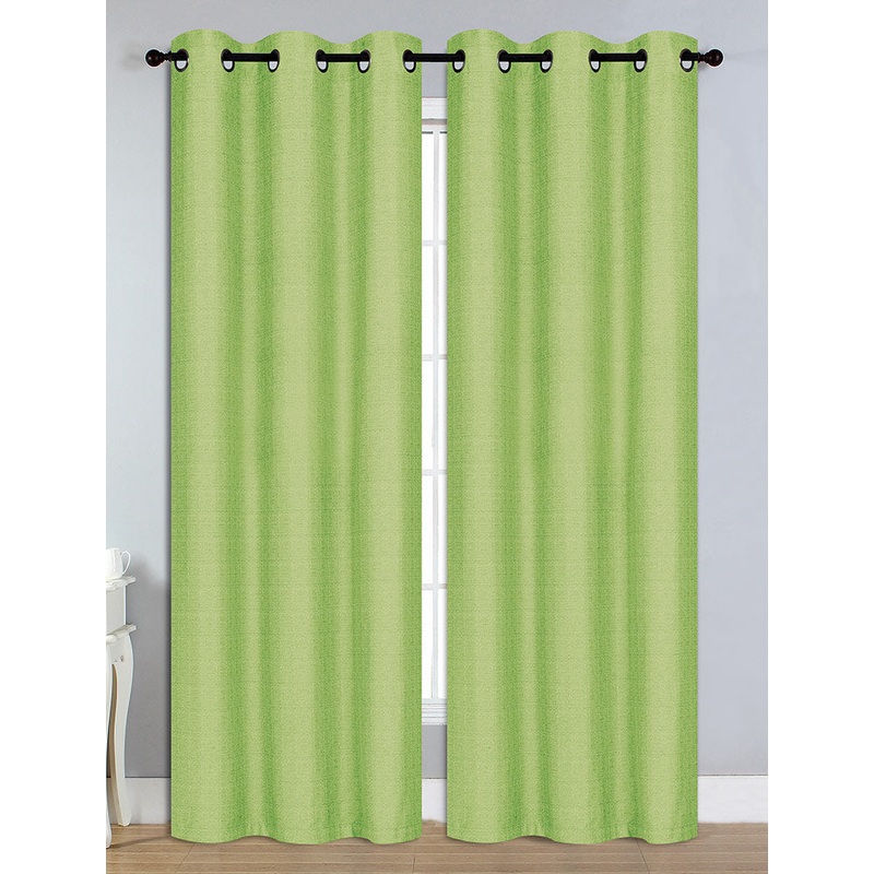 Peyton Blackout Curtain With Foam Backing, Sage, 54x84 Inches