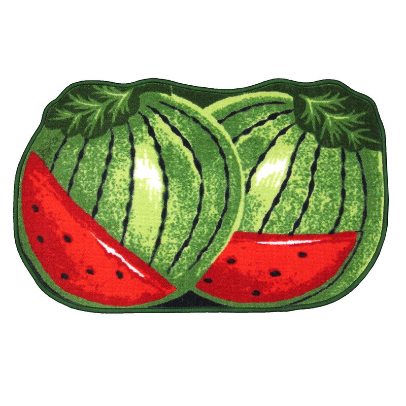 Watermelon Printed Non-slip Kitchen Mat, 18x30 Inches