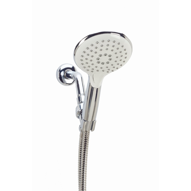 Bath Bliss Boulevard 3 Function Rain Shower Head and Cord Set