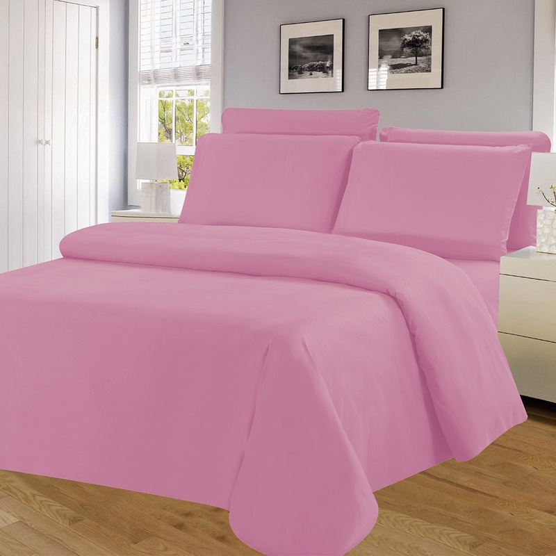 Winston Microfiber Wrinkle Free Sheet Set, Mauvee, 16 Inch Deep Pocket