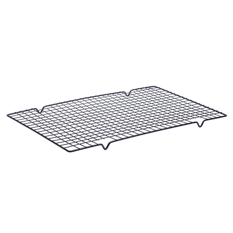 Baker's Secret Cooling Baking Rack, Silver, 10x16 Inches