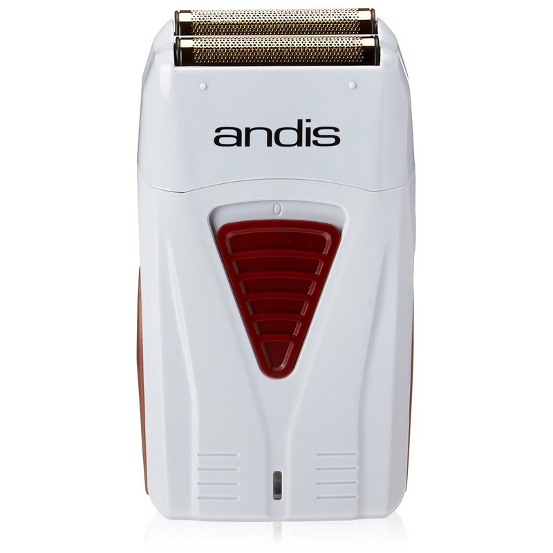 Andis Professional Profoil Lithium Titanium Shaver, White-Red