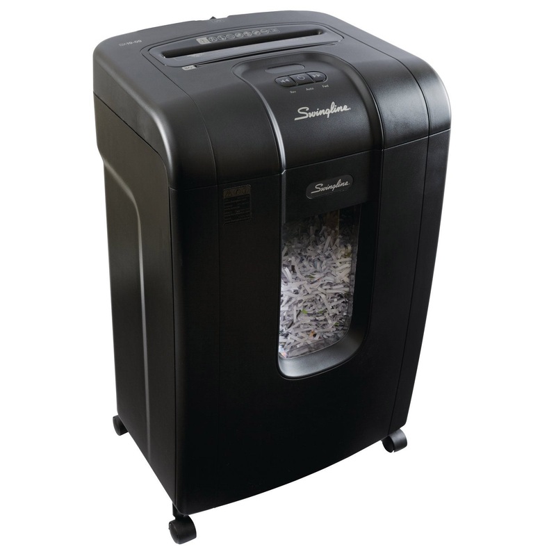 Swingline Non-Stop Jam Free Paper Shredder, Super Cross-Cut, SX19-09, Black