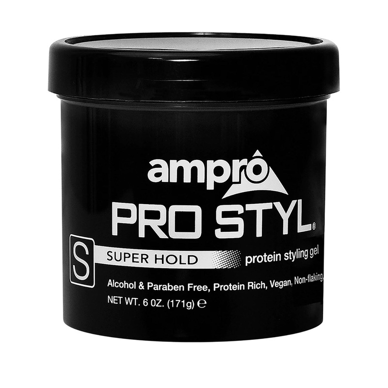 Ampro Pro-Styl Protein Styling Hair Gel, Super Hold, 6 Ounces