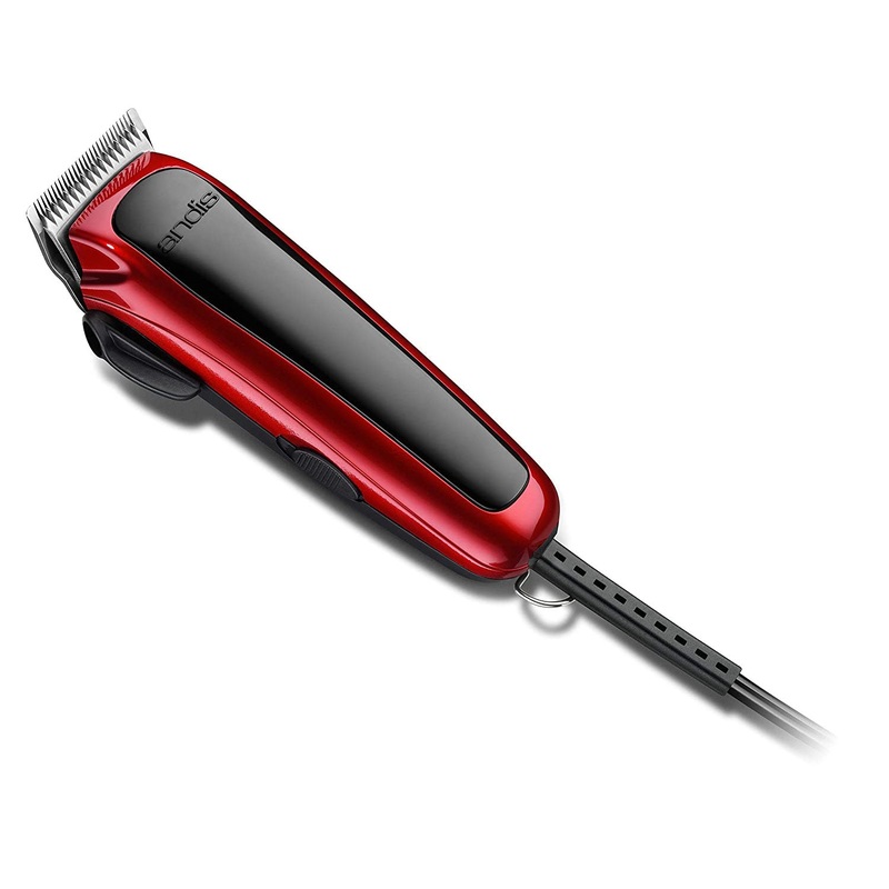 Andis Professional Easy Cut 20-Piece Hair Clipper Kit, Red-Black