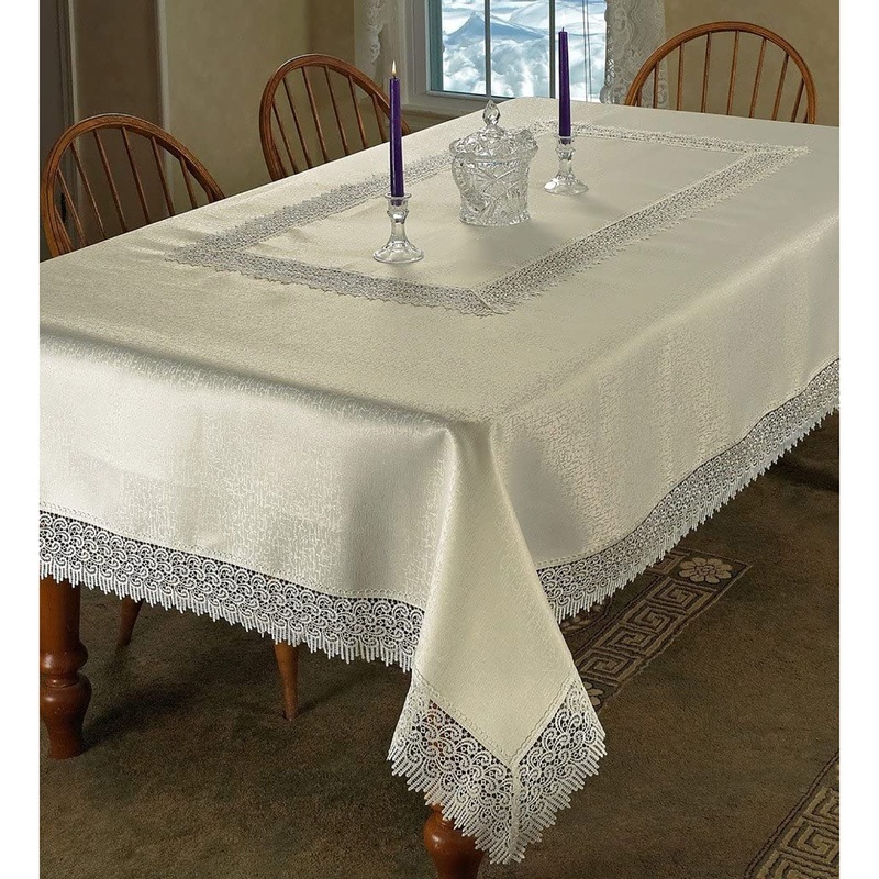 Treasure Macrame Lace Border Tablecloth