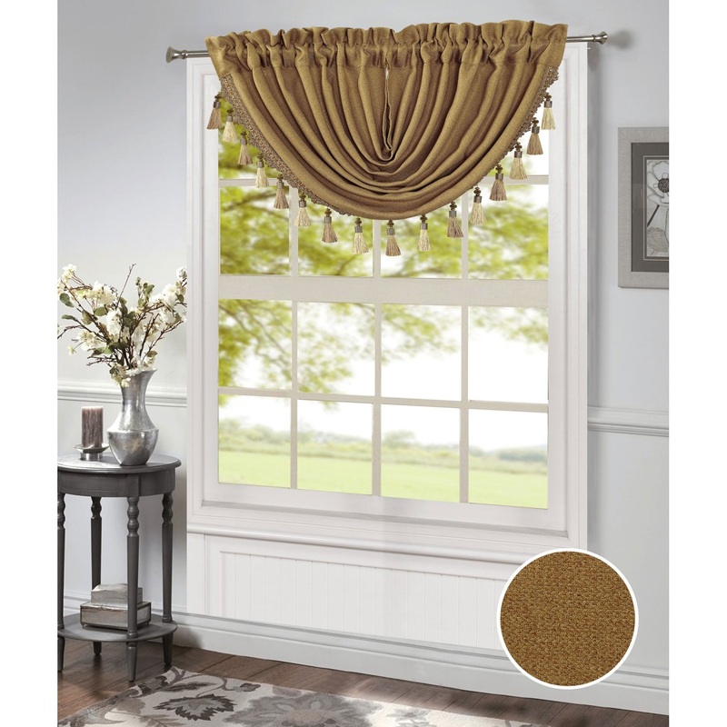 Morgan Rod Pocket Window Panel and Valance Treatment, All Sold Separately