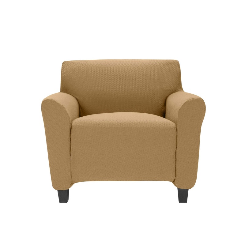 Vivian Stretch Diamond Living Room Chair Cover, 96.5x23.6 Inches