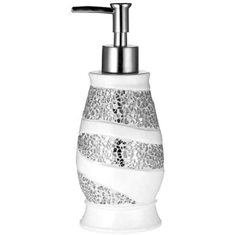 Sinatra Complete Bath Ensemble Decor Set, White, All Sold Separately