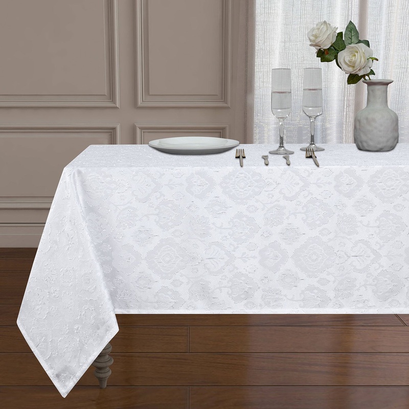 Astoria Jacquard Design Tablecloth