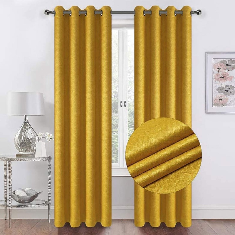 Boston Room-Darkening Embossed Grommet Window Panel, 52x84 Inches