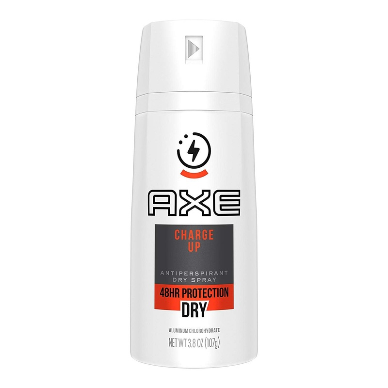 AXE Dry Spray Antiperspirant Deodorant for Men, Charge Up Protection, 3.8 Ounces