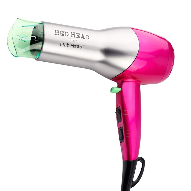 Bed Head Hot Head 1875W Hair Dryer for Massive Shine, Pink