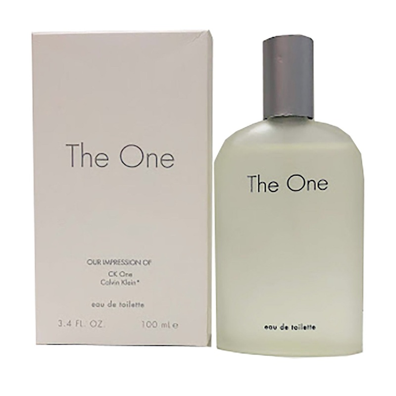 The One Unisex Fragrance, Impression of Calvin Klein One, 3.4 Ounces