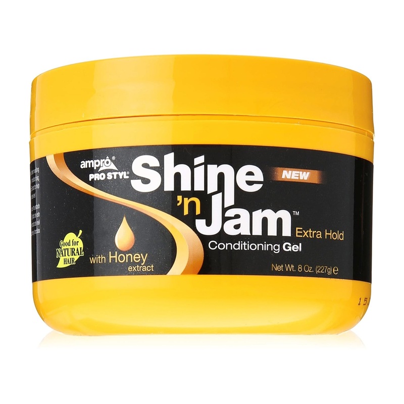 Ampro Shine 'n Jam Extra Hold Conditioning Gel, 8 Ounce