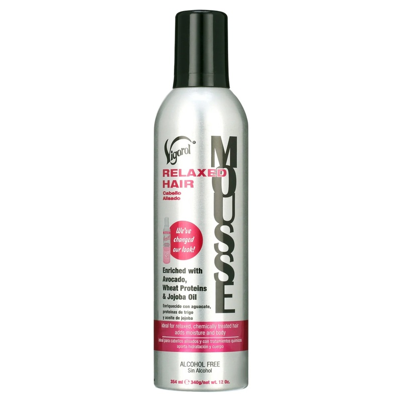 Vigorol Relaxed Alcohol Free Hair Mousse, 12 Ounce