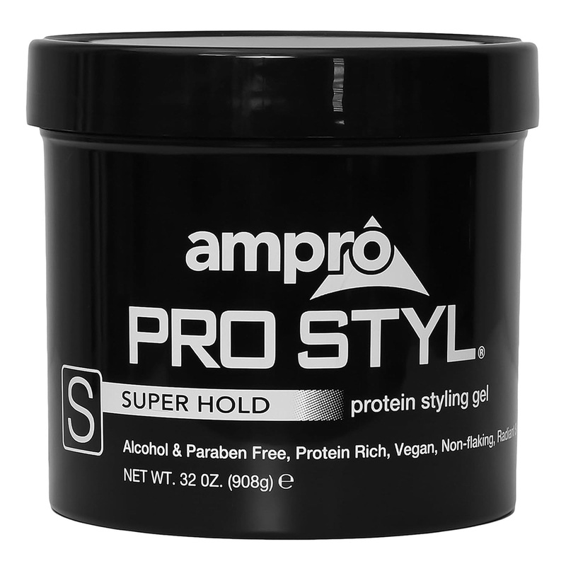 Ampro Pro Style Super Hold Protein Styling Gel, 32 Ounce