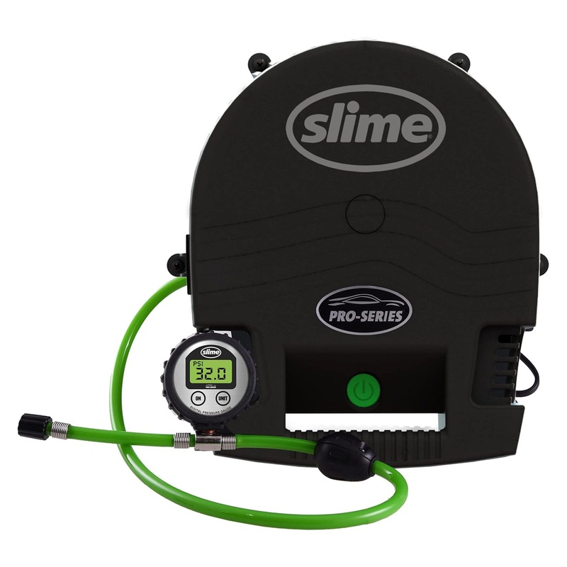 Slime Wall Mounted Garage Air Inflation Station, Cars, Trucks, Bicycles, 120V