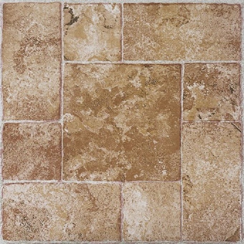 Tivoli Beige Terracotta 12x12 Self Adhesive Vinyl Floor Tile - 45 Tiles/45 sq. ft.