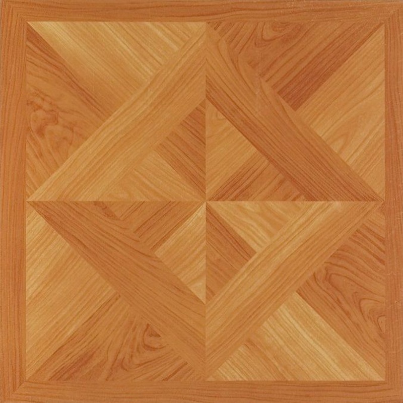 Tivoli Classic Light Oak Diamond Parquet 12x12 Self Adhesive Vinyl Floor Tile - 45 Tiles/45 sq. ft.