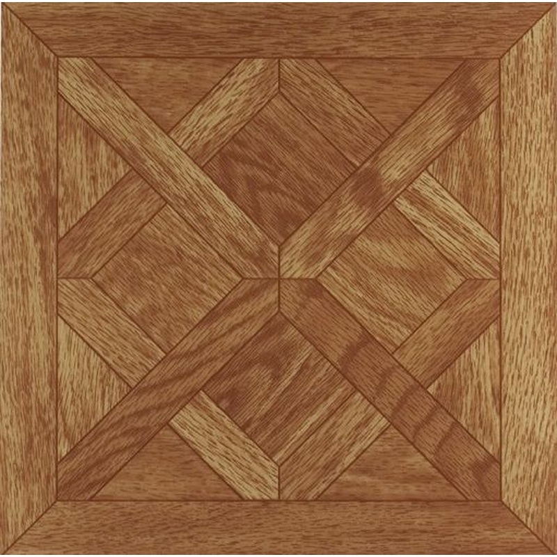 Tivoli Classic Parquet Oak 12x12 Self Adhesive Vinyl Floor Tile - 45 Tiles/45 sq. Ft