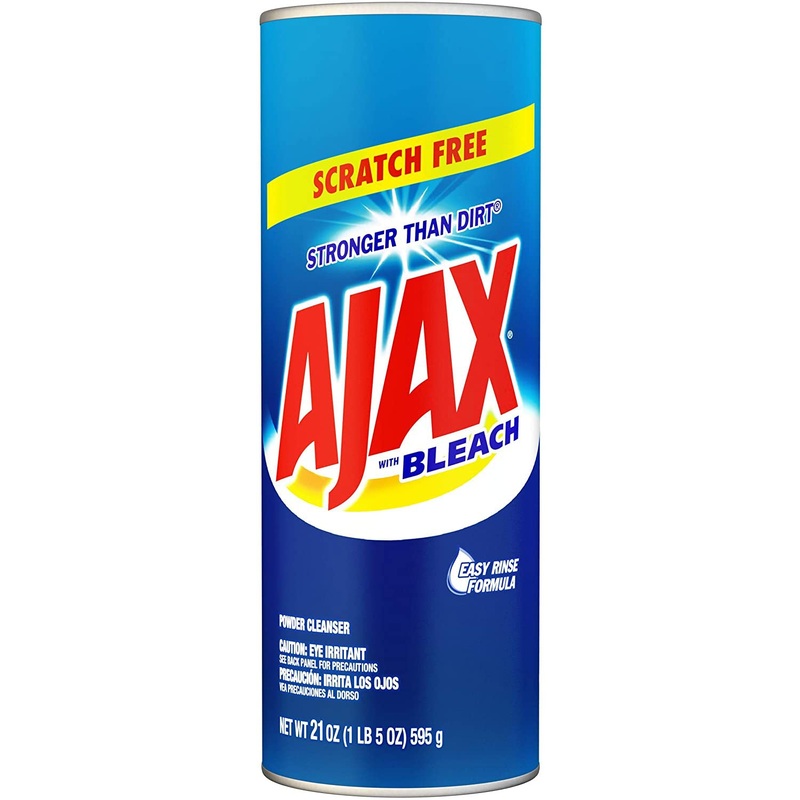 Ajax All-Purpose Powder Cleaner With Bleach, 21 Ounces