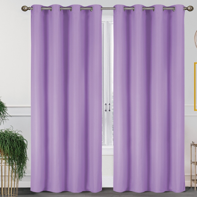 Lillian Room Darkening Grommet Window Panel, 55x84 Inches