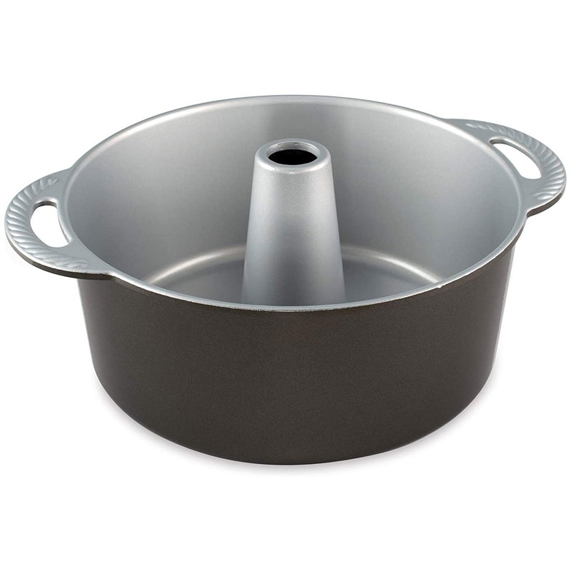Nordic Ware Angel Food Cake Pan, 18 Cup Capacity, Graphite