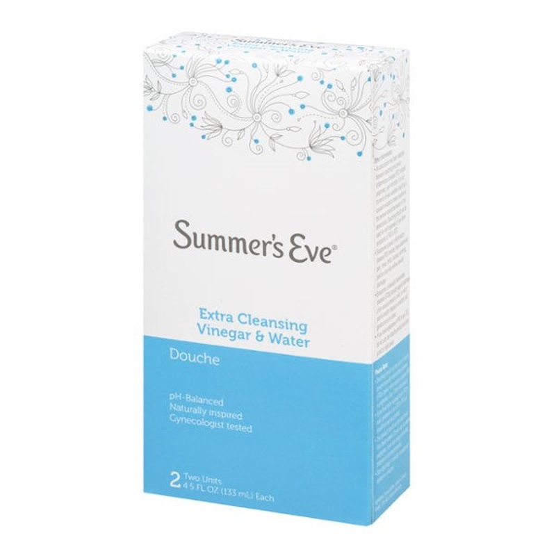 Summer's Eve 2-Pack Douche Extra Cleansing Vinegar & Water, 4.5 Ounces Each