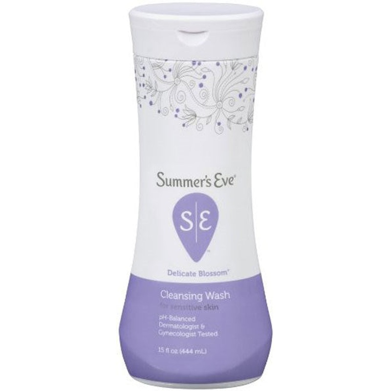 Summer's Eve Cleansing Wash For Sensitive Skin Delicate Blossom, 15 Ounces