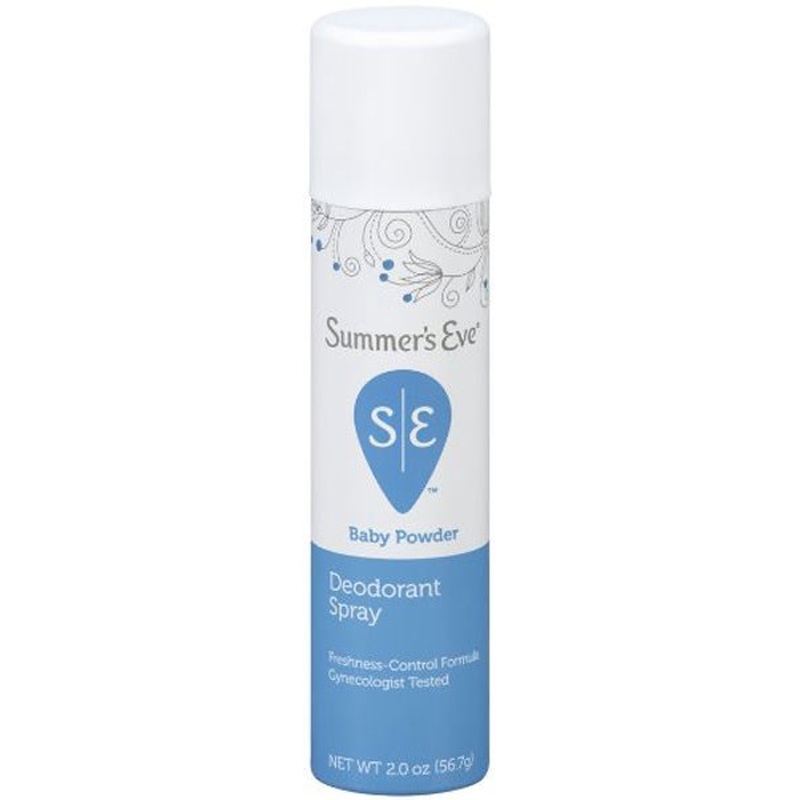 Summer's Eve Feminine Deodorant Spray, Baby Powder, 2 Ounces