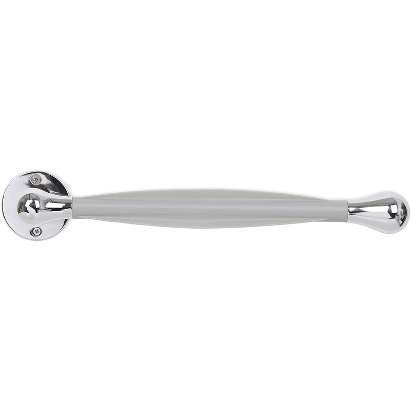 Umbra Tug Wall Mounted One-Handed Tear Paper Towel Holder, Chrome-Grey