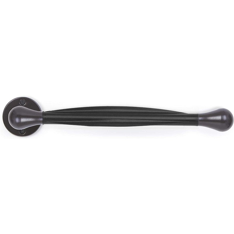 Umbra Tug Wall Mounted One-Handed Tear Paper Towel Holder, Espresso Black