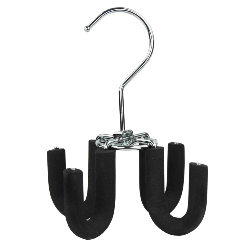 Sunbeam 4 Hook Swivel Belt Hanger, Black