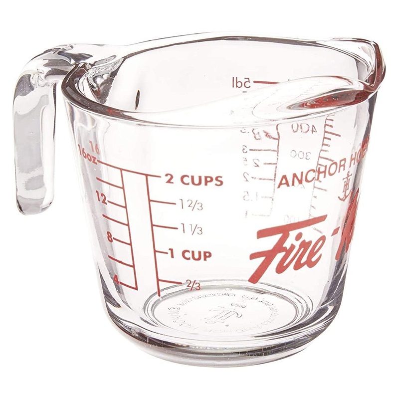 Anchor Hocking Fire-king Glass Measuring Cup, 16 Ounces