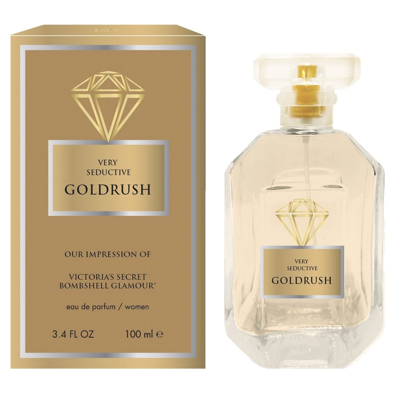 Very Seductive Gold Rush Impression Parfum for Women, EAU DE PARFUM, 3.4 Ounces