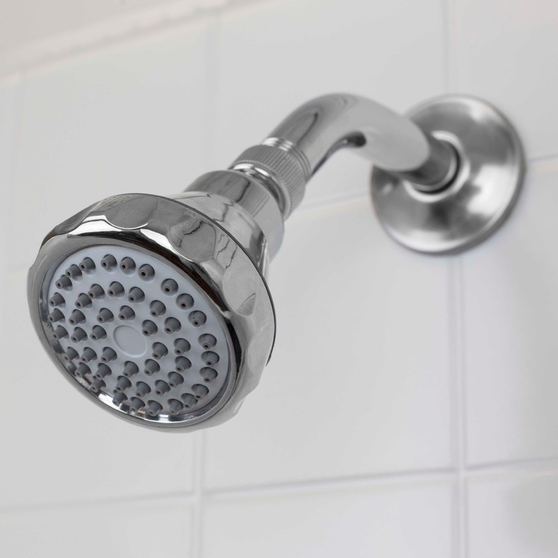 Sunbeam Oasis Single Function Fixed Shower Head, Chrome