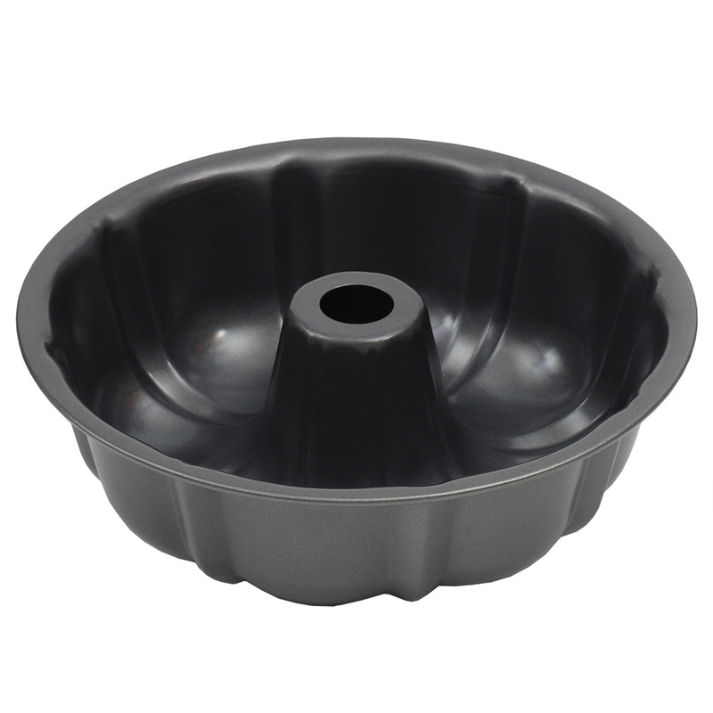 Bakers Secret Essentials 10-inch Non-Stick Steel Fluted Bundform Pan