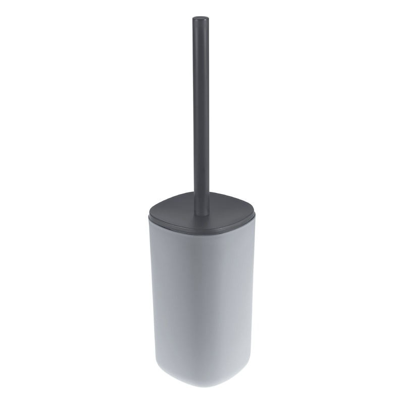 Bath Bliss 2 Tone Toilet Brush & Holder in Grey