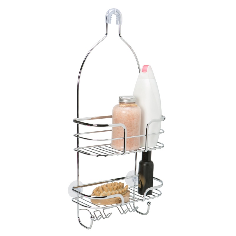 Bath Bliss Holland Shower Caddy in Chrome