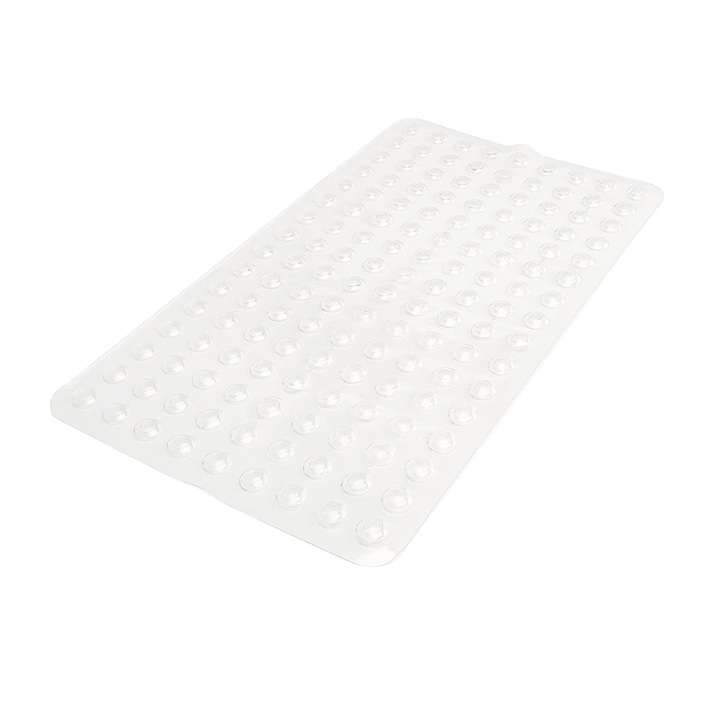 Bath Bliss Sanitized Non-Slip Bath Mat in Clear