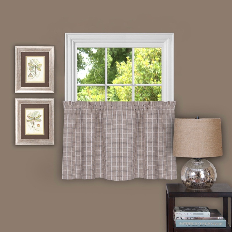 Sydney 58x24 Window Curtain Tier Pair - Linen