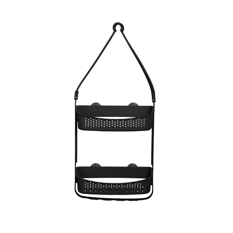 Bath Bliss 2 Way Convertible Shower Caddy in Matte Black